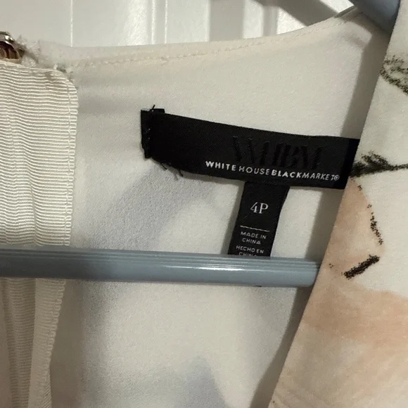 White House Black Market sleeved godet dress, petite 4 - Picture 3 of 8